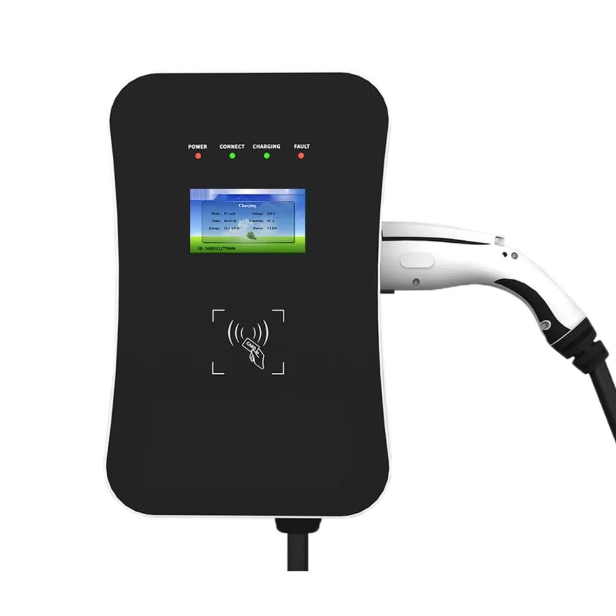 Wall Box di ricarica WBSH2-11 da 11 kW con display e ModBus