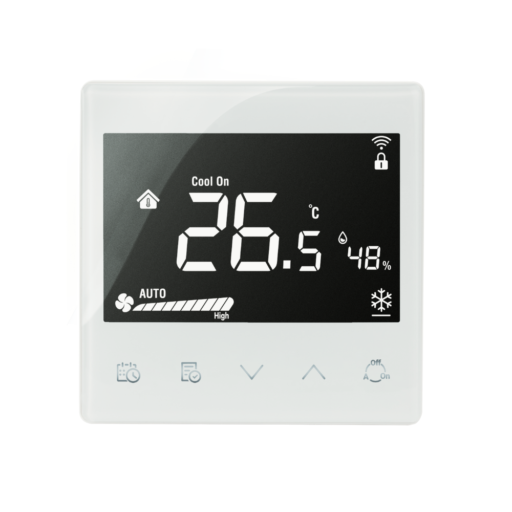 Termostato di zona per fancoil 2 tubi e regolazione ventola a 0~10 Vdc