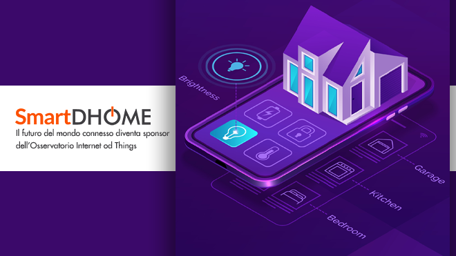 SmartDHOME è ufficialmente sponsor dell’Osservatorio Internet of Things