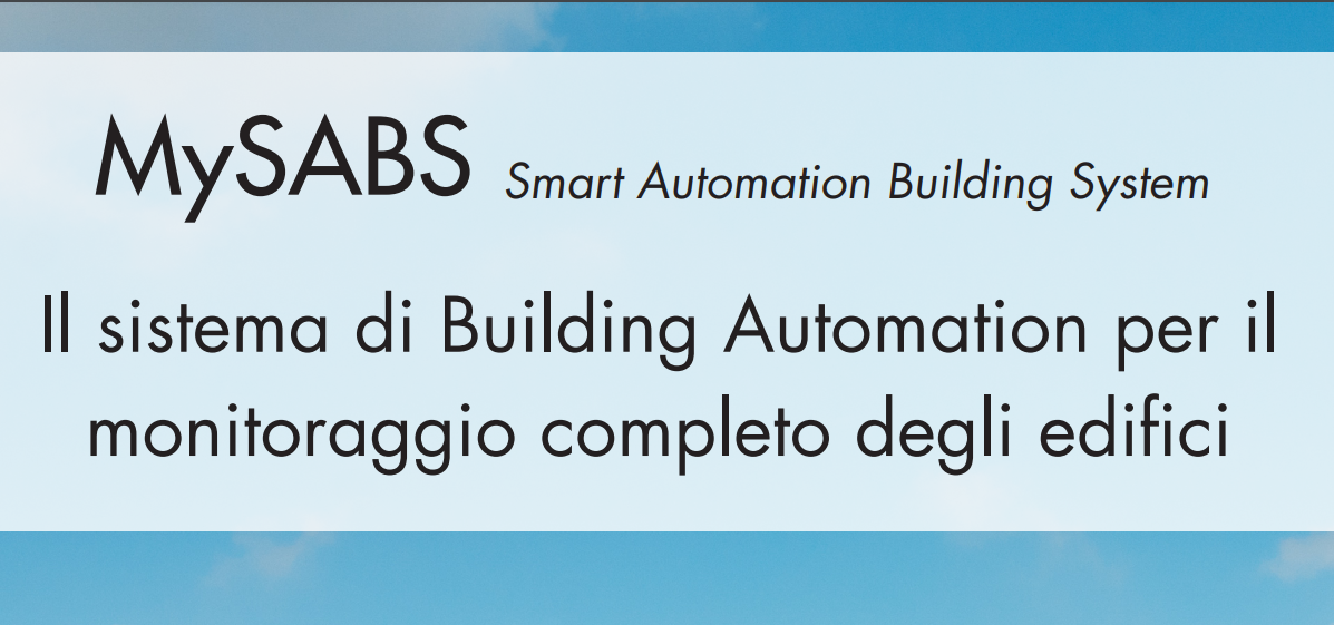 MySABS per la Building Automation