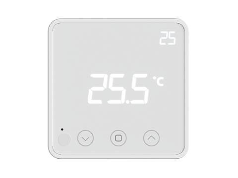 Temperature and humidity sensor and setpoint adjustment