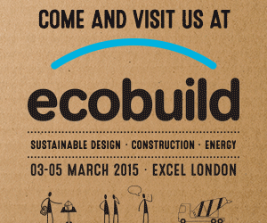 EcoDHOME vi invita a Ecobuild, 3-5 Marzo 2015, Excel London